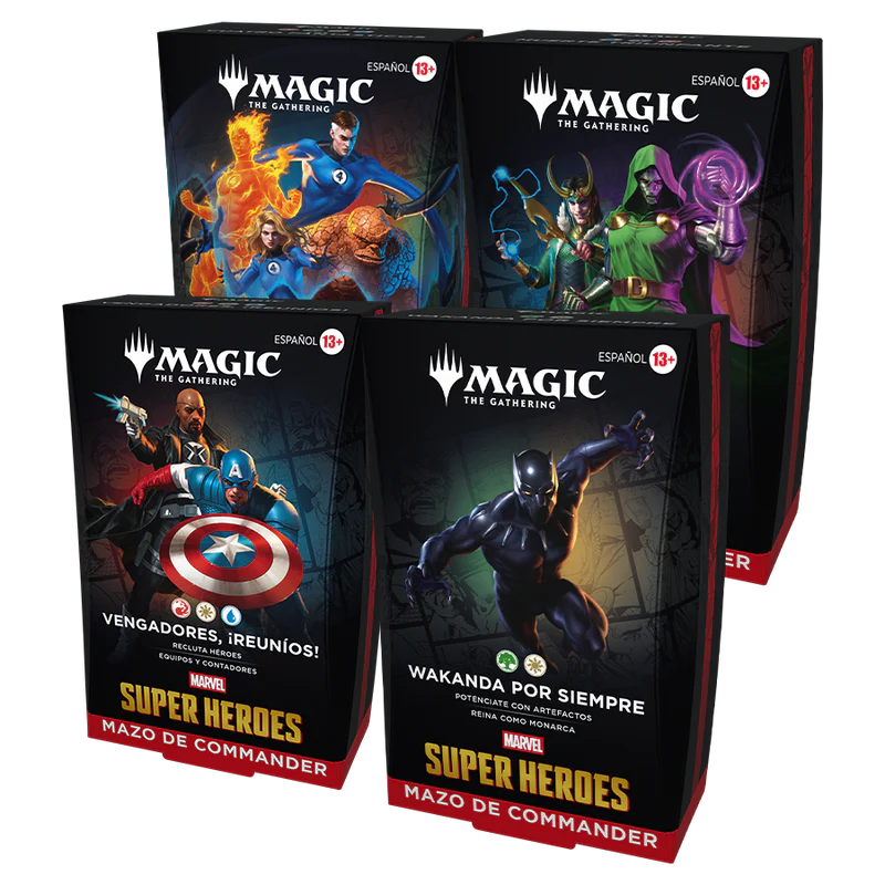 Magic The Gathering - Mazos de Commander Marvel Super Heroes
