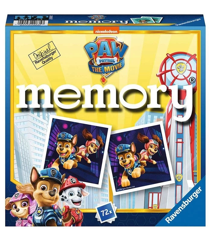 Memory Paw patrol juego de 72 cartas
