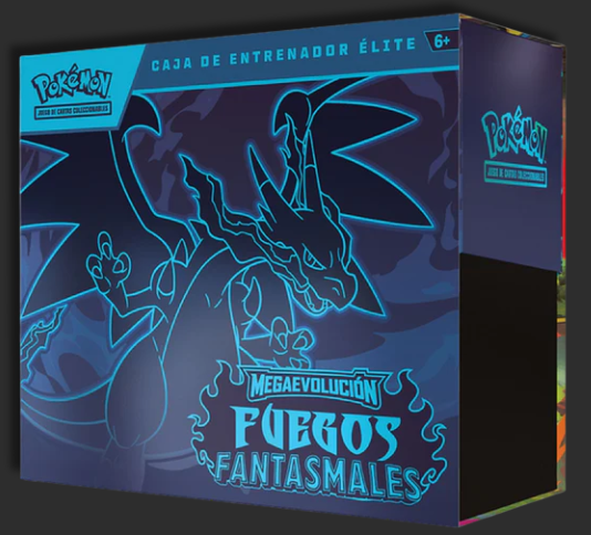 Pokémon Elite Trainer Box Megaevolución Fuegos Fantasmales