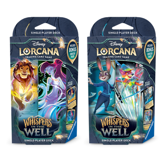 Lorcana Whispers in the Well - Mazos de Inicio