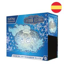 Estuche entrenador Elite corona astral Escarlata y Púrpura Pokemon español