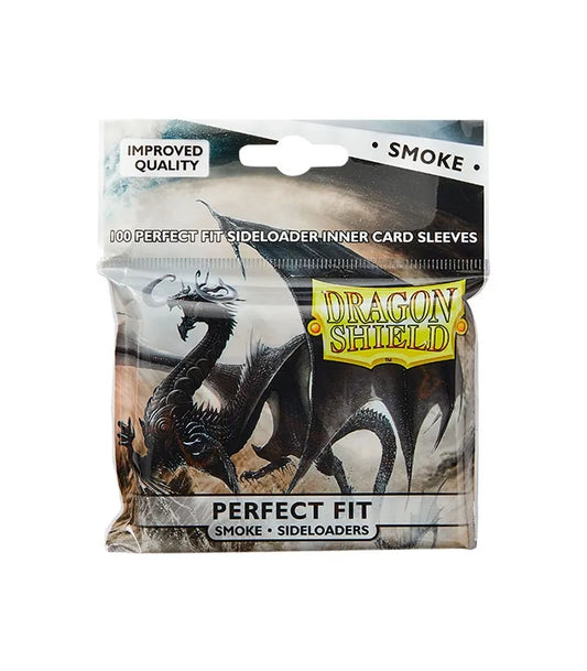 Dragon Shield Smoke 100 Perfect Fit Sideloader Inner Card Sleeves