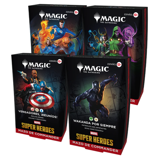 Magic The Gathering - Mazos de Commander Marvel Super Heroes