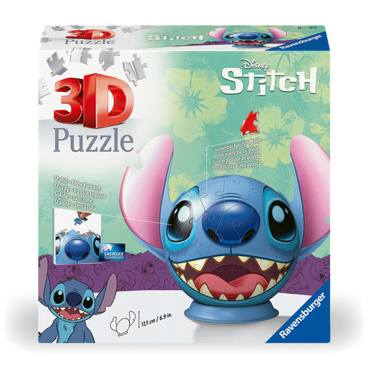 Puzzle 3D Stitch con orejas